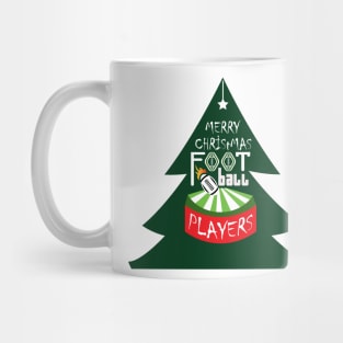 christmas foot ball Mug